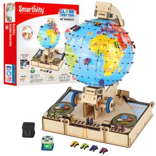 Smartivity Drewniane Mechaniczne Puzzle 3D - Globus Smartivity