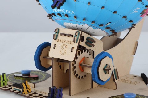 Smartivity Drewniane Mechaniczne Puzzle 3D - Globus Smartivity