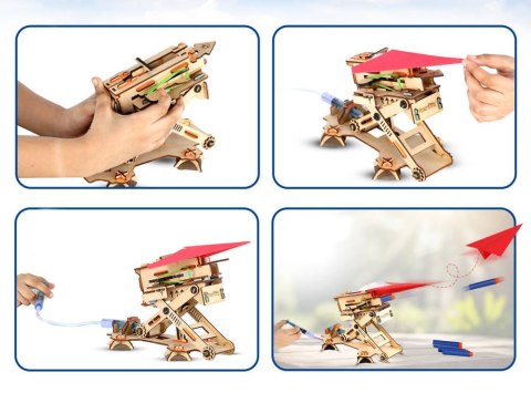Smartivity Drewniane Mechaniczne Puzzle 3D - Hydrauliczna Wyrzutnia Smartivity