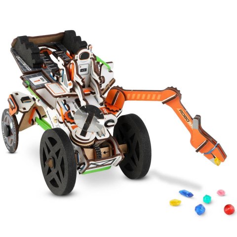 Smartivity Drewniane Mechaniczne Puzzle 3D - Kosmiczny Łazik Smartivity