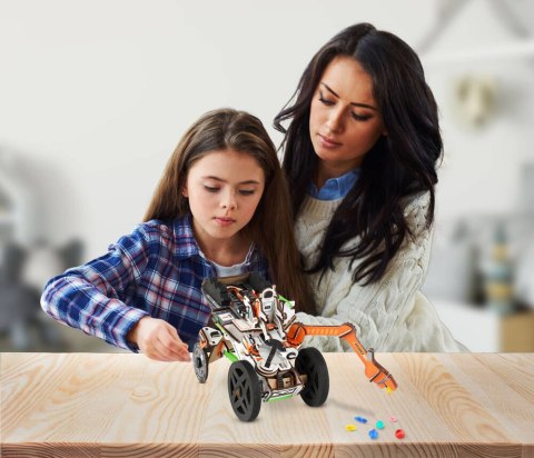 Smartivity Drewniane Mechaniczne Puzzle 3D - Kosmiczny Łazik Smartivity