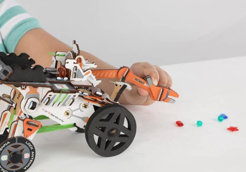 Smartivity Drewniane Mechaniczne Puzzle 3D - Kosmiczny Łazik Smartivity
