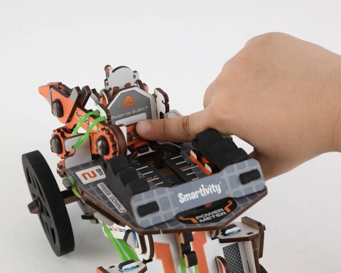 Smartivity Drewniane Mechaniczne Puzzle 3D - Kosmiczny Łazik Smartivity