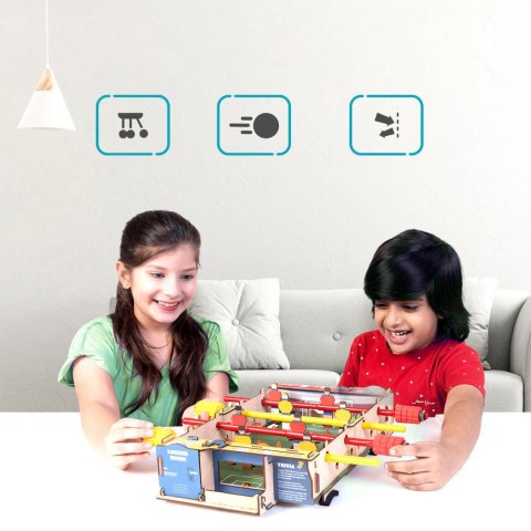 Smartivity Drewniane Mechaniczne Puzzle 3D - Piłkarzyki Smartivity