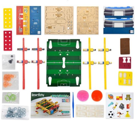Smartivity Drewniane Mechaniczne Puzzle 3D - Piłkarzyki Smartivity