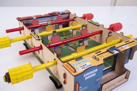 Smartivity Drewniane Mechaniczne Puzzle 3D - Piłkarzyki Smartivity