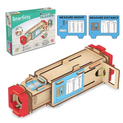 Smartivity Drewniane Mechaniczne Puzzle 3D - Piracki Teleskop Smartivity Smartivity Drewniane Mechaniczne Puzzle 3D - Piracki Teleskop Smartivity
