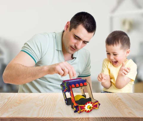 Smartivity Drewniane Mechaniczne Puzzle 3D - Pistolet Powietrzny Smartivity