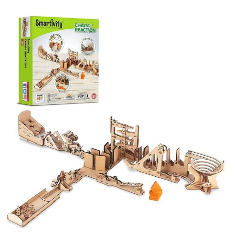 Smartivity Drewniane Mechaniczne Puzzle 3D - Reakcje Łańcuchowe Smartivity