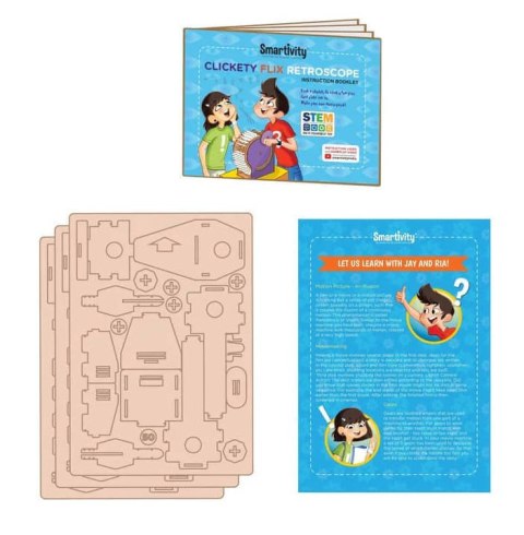 Smartivity Drewniane Mechaniczne Puzzle 3D - Rotoskop Smartivity Smartivity Drewniane Mechaniczne Puzzle 3D - Rotoskop Smartivity