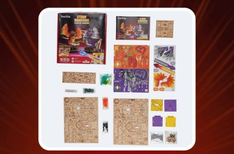 Smartivity Drewniane Mechaniczne Puzzle 3D - Starcie Smoków Smartivity