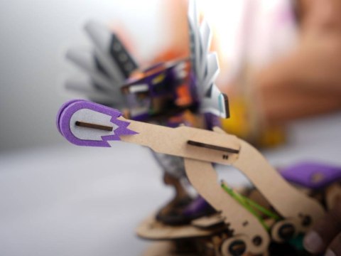 Smartivity Drewniane Mechaniczne Puzzle 3D - Starcie Smoków Smartivity