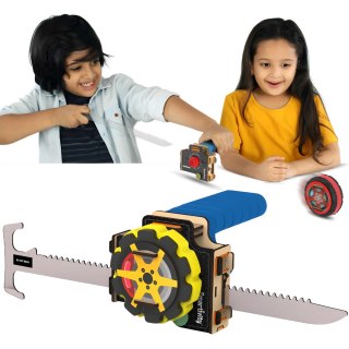 Smartivity Drewniane Mechaniczne Puzzle 3D - Szalone Kółka Smartivity