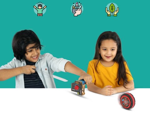 Smartivity Drewniane Mechaniczne Puzzle 3D - Szalone Kółka Smartivity