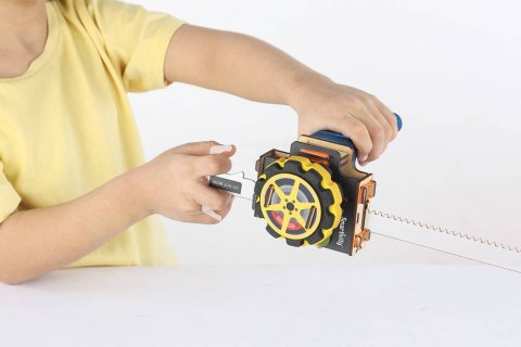 Smartivity Drewniane Mechaniczne Puzzle 3D - Szalone Kółka Smartivity
