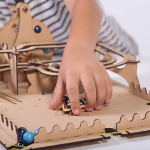 Smartivity Drewniane Mechaniczne Puzzle 3D - Tor Kulkowy Smartivity