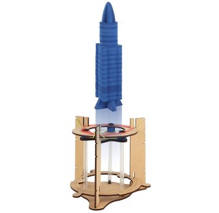 Smartivity Drewniane Mechaniczne Puzzle 3D - Wystrzałowa Rakiet Kosmiczna Smartivity