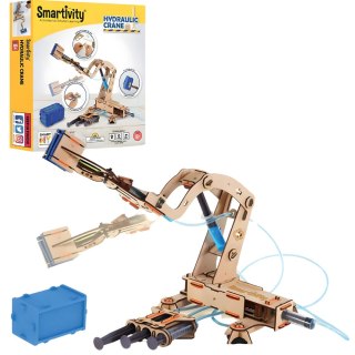 Smartivity Drewniane Mechaniczne Puzzle 3D - Żuraw Hydrauliczny Smartivity