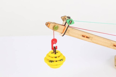 Smartivity Drewniane Mechaniczne Puzzle 3D - Żuraw Konstrukcyjny Smartivity