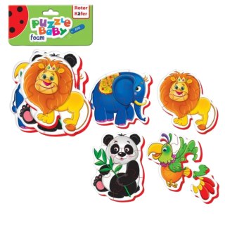 BABY PUZZLE ZESTAW EDUKACYJNY ZOO 16 ELEMENTÓW DLA NAJMŁODSZYCH ROTER KAFER Roter Kafer