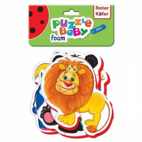 BABY PUZZLE ZESTAW EDUKACYJNY ZOO 16 ELEMENTÓW DLA NAJMŁODSZYCH ROTER KAFER Roter Kafer