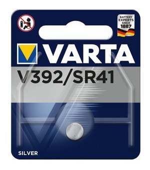 BATERIA ZEGARKOWA SREBROWA SR41 40mAh 1,55V OEM Varta BATERIA ZEGARKOWA SREBROWA SR41 40mAh 1,55V OEM Varta