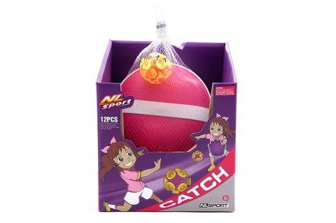PALETKI PIŁKA NA RZEP GRA ZRĘCZNOŚCIOWA CATCH BALL Artyk