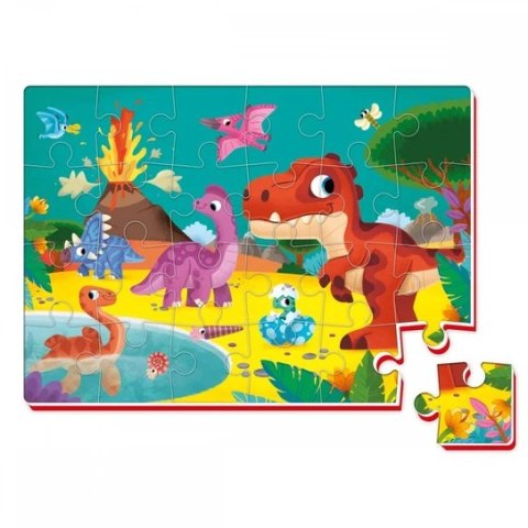 PIANKOWE PUZZLE A4 DINOZAURY WULKAN UKŁADANKA EDUKACYJNA ROTER KAFER Roter Kafer PIANKOWE PUZZLE A4 DINOZAURY WULKAN UKŁADANKA EDUKACYJNA ROTER KAFER Roter Kafer