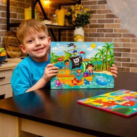 PIANKOWE PUZZLE A4 MORZE PIRACI UKŁADANKA EDUKACYJNA ROTER KAFER Roter Kafer PIANKOWE PUZZLE A4 MORZE PIRACI UKŁADANKA EDUKACYJNA ROTER KAFER Roter Kafer