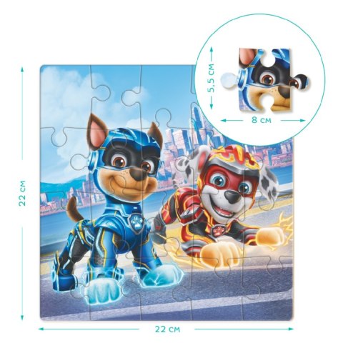 PUZZLE PAW PATROL CHASE I MARSHAL PSI PATROL 20 ELEMENTÓW DO UŁOŻENIA DODO