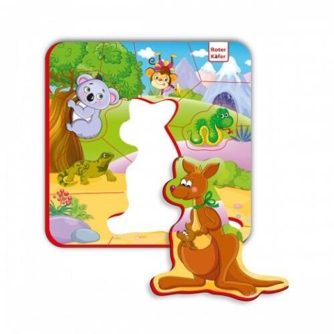 PUZZLE PIANKOWE ZWIERZĘTA Z AUSTRALII UKŁADANKA DLA DZIECI ROTER KAFER Roter Kafer PUZZLE PIANKOWE ZWIERZĘTA Z AUSTRALII UKŁADANKA DLA DZIECI ROTER KAFER Roter Kafer