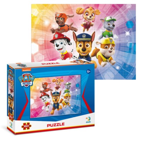 PUZZLE PSI PATROL PAW PATROL 60 ELEMENTÓW KOLOROWA UKŁADANKA DLA DZIECI DODO
