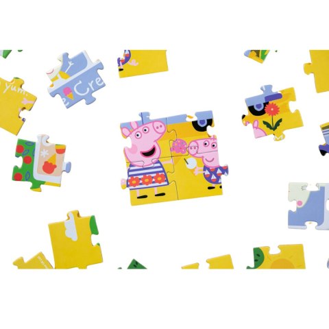 PUZZLE ŚWINKA PEPPA 30 ELEMENTÓW UROCZA PRZYGODA DLA MALUCHÓW UKŁADANKA DODO