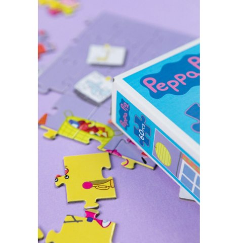PUZZLE "ŚWINKA PEPPA" ZABAWA 60 ELEMENTÓW KOLOROWA UKŁADANKA DLA DZIECI DODO PUZZLE "ŚWINKA PEPPA" ZABAWA 60 ELEMENTÓW KOLOROWA UKŁADANKA DLA DZIECI DODO
