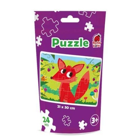 PUZZLE W OPAKOWANIU TYPU STAND-UP UROCZY LISEK UKŁADANKA ROTER KAFER Roter Kafer