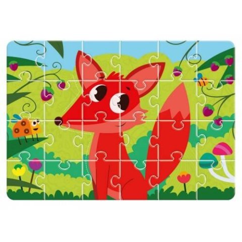 PUZZLE W OPAKOWANIU TYPU STAND-UP UROCZY LISEK UKŁADANKA ROTER KAFER Roter Kafer