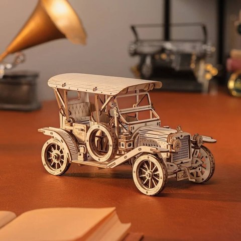ROBOTIME Drewniane Puzzle Model 3D - Zabytkowe Auto Robotime