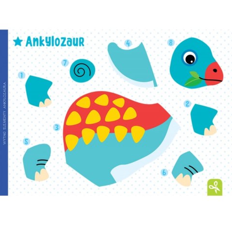 WYCINANKI EDUKACYJNE NAKLEJAM RYSUJĘ DINOZAURY AKSJOMAT WYCINANKI EDUKACYJNE NAKLEJAM RYSUJĘ DINOZAURY AKSJOMAT