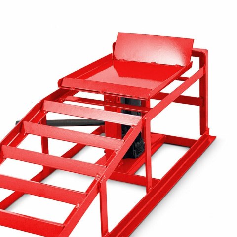 RAMPA CZERWONE RAMPY Z PODNOŚNIKIEM HYDRAULICZNYM 2 X 2000 KG BITUXX