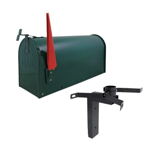 SKRZYNKA NA LISTY AMERYKAŃSKA USA MAIL Z UCHWYTEM (ZIELONY) BITUXX