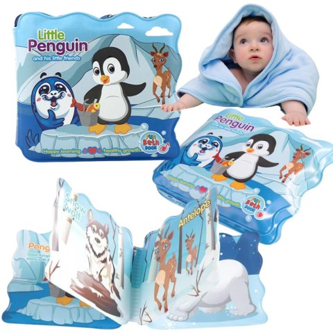 KSIĄŻECZKA DO KĄPIELI ZE ZWIERZĄTKAMI ZABAWKA DLA DZIECI WODOODPORNA Import ProNice