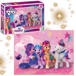 PUZZLE MY LITTLE PONY 30 KOLOROWYCH ELEMENTÓW DO UŁOŻENIA DLA NAJMŁODSZYCH DODO
