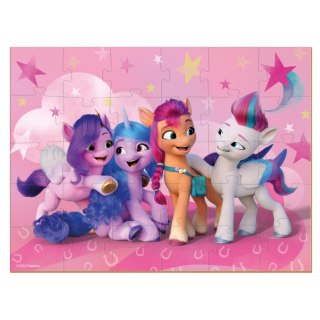 PUZZLE MY LITTLE PONY 30 KOLOROWYCH ELEMENTÓW DO UŁOŻENIA DLA NAJMŁODSZYCH DODO