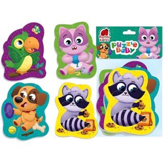 RK6010-05 Piankowe puzzle \"Zwierzeta domowe\" Roter Kafer