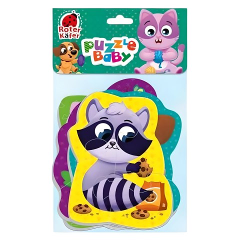RK6010-05 Piankowe puzzle \"Zwierzeta domowe\" Roter Kafer