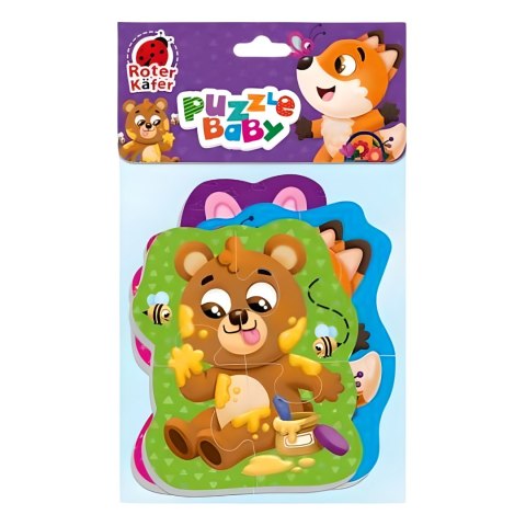 RK6010-06 Piankowe puzzle \"Zwierzeta lesne\" Roter Kafer RK6010-06 Piankowe puzzle \"Zwierzeta lesne\" Roter Kafer