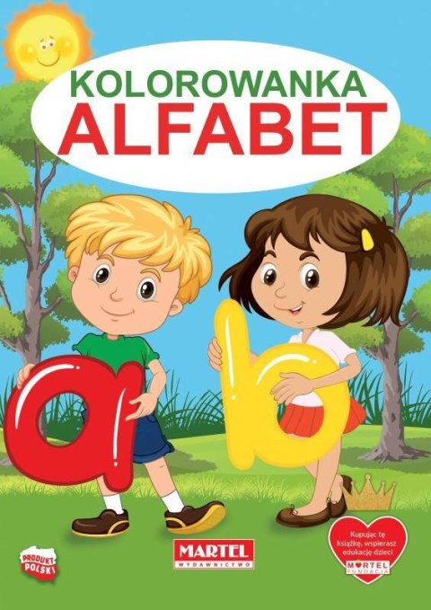 Kolorowanka Alfabet Wydawnictwo Martel Kolorowanka Alfabet Wydawnictwo Martel