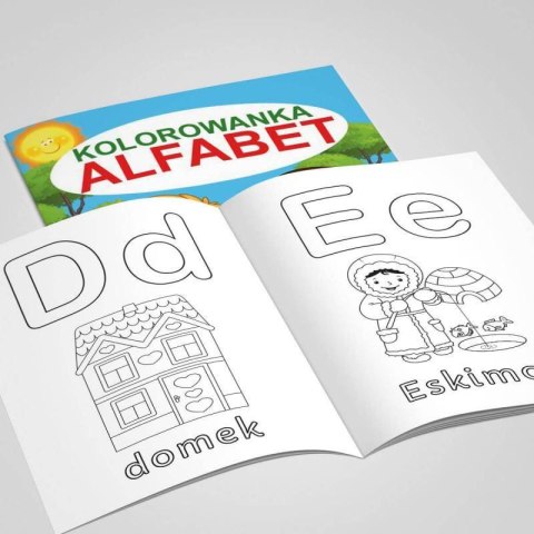 Kolorowanka Alfabet Wydawnictwo Martel Kolorowanka Alfabet Wydawnictwo Martel