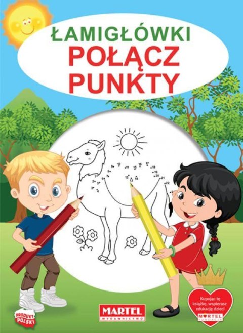 Kolorowanka Łamigłówki - Połącz Punkty Wydawnictwo Martel Kolorowanka Łamigłówki - Połącz Punkty Wydawnictwo Martel