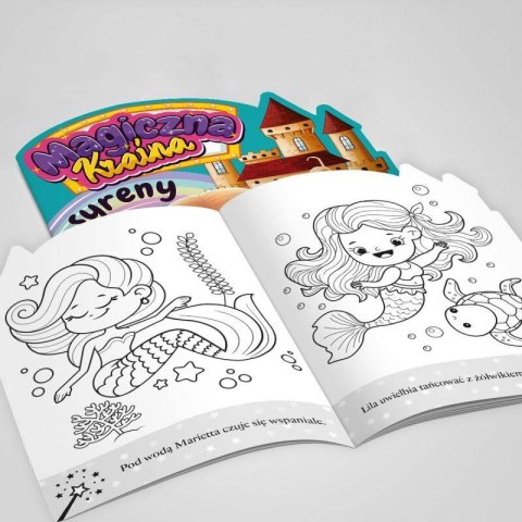 Magiczna kraina. Syreny z naklejkami Wydawnictwo Martel